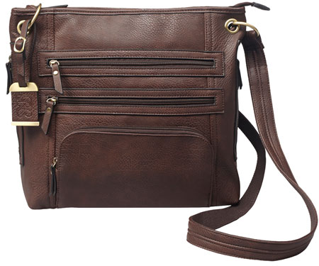 BDOG BDP039      CROSS BODY PURSE HLSTR        BRN