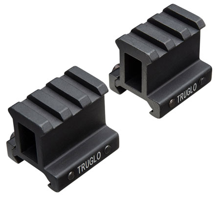 TRUGLO RISER MOUNT 1 PICATINNY 2PC