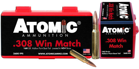 ATOMIC 308 WIN 168GR MATCH