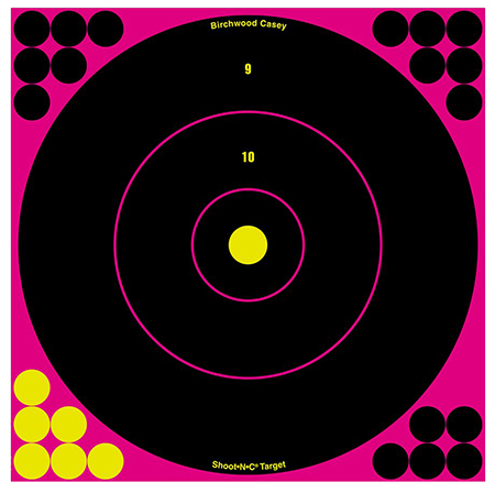 B/C SHT-N-C RND BULLSEYE TGT 5-12" P
