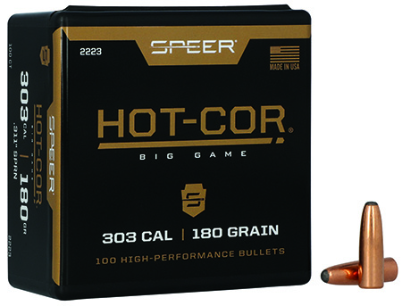 HOT-COR 303 CALIBER (0.311'') SOFT POINT ROUND NOSE BULLETS