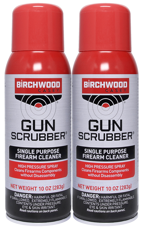 BIRCHWOOD CASEY GUN SCRUBBER CLEANER 2 PACK 10OZ AEROSOL