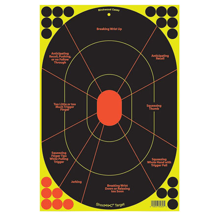 BIR 34655 SHOOT-N-C 12X18 HANDGUN TRAINER 5PK