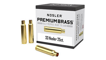 NOS 10222 CUSTOM BRASS 33 NOSLER    25