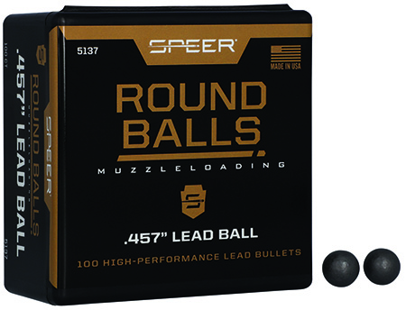 SPEER 5137      ROUND BALLS .457             100/5