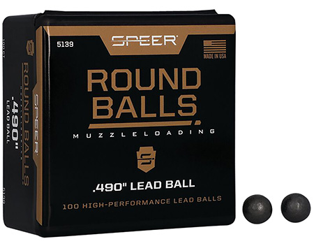 SPEER 5139      ROUND BALLS .490             100/5