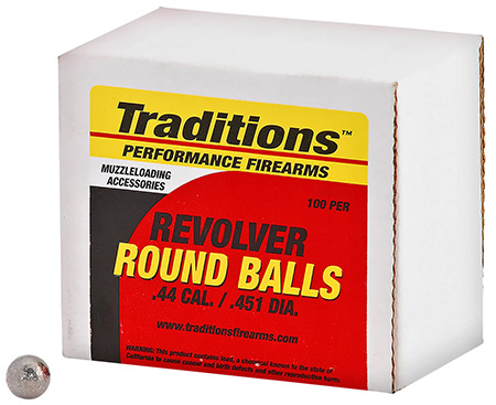 TRAD A1647    REVLVR ROUND BALL .451  100