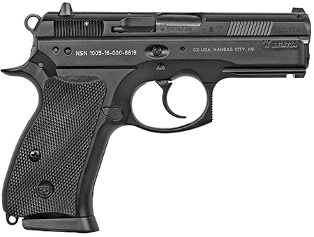CZ 75 P01 9MM 3.75" ALLOY BLK 10RD