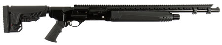 Hatfield SAS Semi-Auto Shotgun 3'' 12 Gauge 20'' Black - Synthetic 5-Position Adjustable w/Pistol Grip - Black