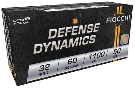 FIOCCHI 32 ACP 60GR JHP