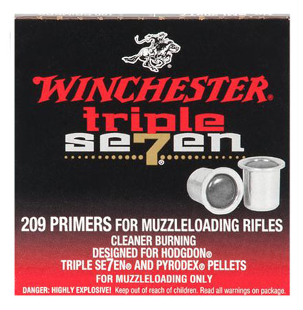 WINCHESTER PRIMERS #209 TRIPLE SE7EN MUZZLEOADER 100/CT