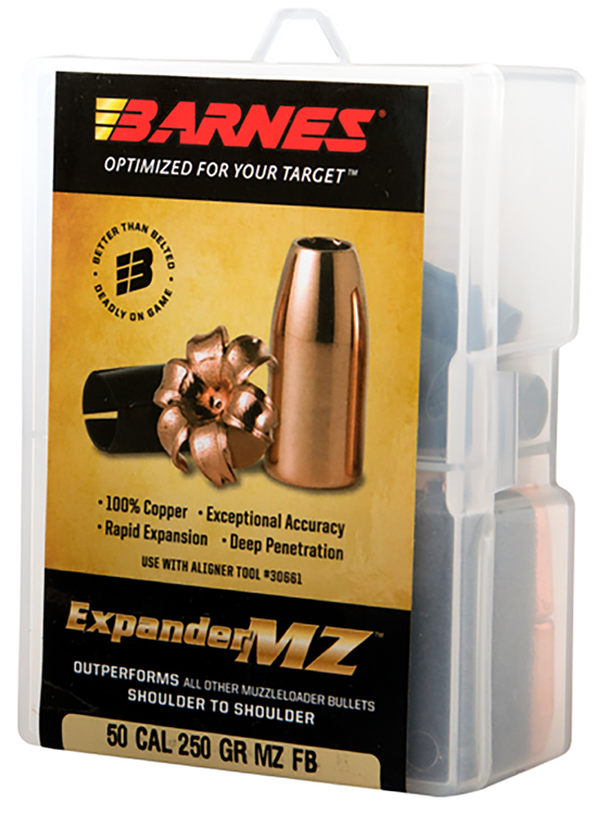 BARNES EXP MZ 50/.451 250GR W/SABOT 15ct