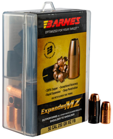 BARNES 50CAL .451 250GR MZ FB PER W/SABOT 24ct