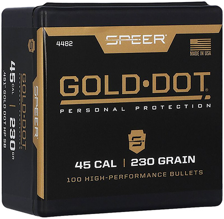 SPEER 4482      BULL .451 230 GDHP SB        100/5