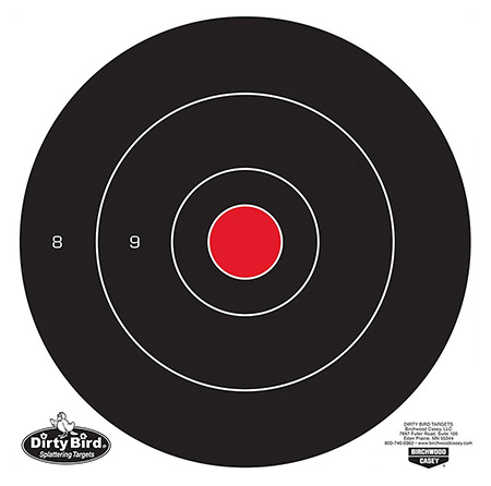 Dirty Bird 12" Bull's-Eye Targets 12pk