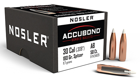 NOSLER 30 CAL 180GR ACCUBOND 50CT