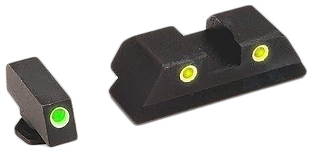 AMER GL121   CLASSIC TRITM GLOCK GEN 1-4 GRN/YLW