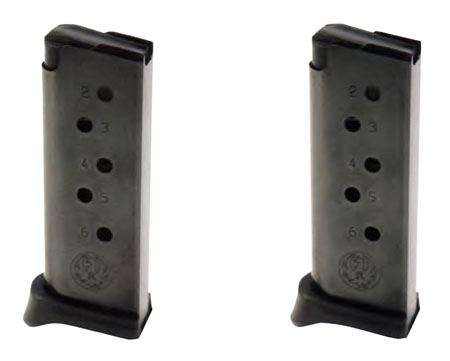 RUGER MAGAZINE LCP VALUE 2 PACK 6RD 380 AUTO