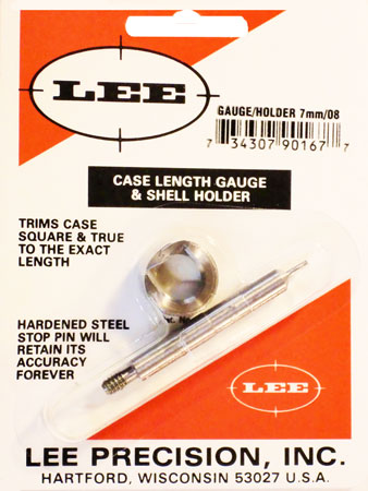LEE 90167 GAUGE/HOLDER 7MM/08 REM