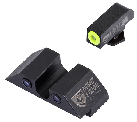 Night Fision Night Sight Set for Glock 42/43/43X - Yellow Front Ring