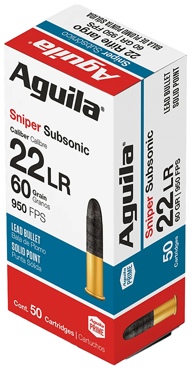AGUILA 22LR SNIPER SUB 60GR 50/1000