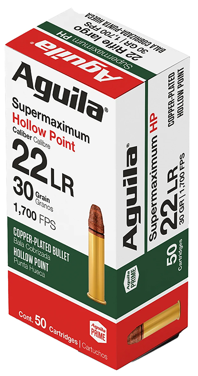AGUILA 22LR SUPR MAX 30GR HP 50/1000