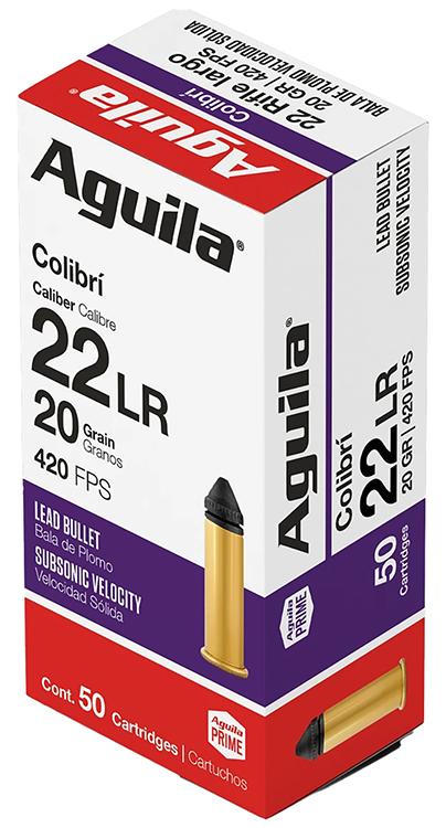 AGUILA 22LR COLIBRI 20GR 50/1000