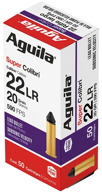 AGUILA 22LR SUP COLIBRI 20GR 50/1000