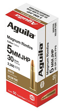 AGUILA 5MM REM MAG 30GR JHP