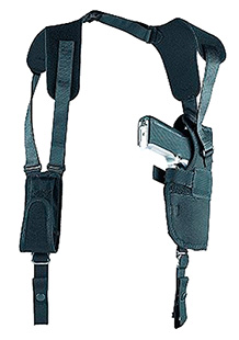VERTICAL SHOULDER HOLSTER BLK RH NYLON SIZE #15