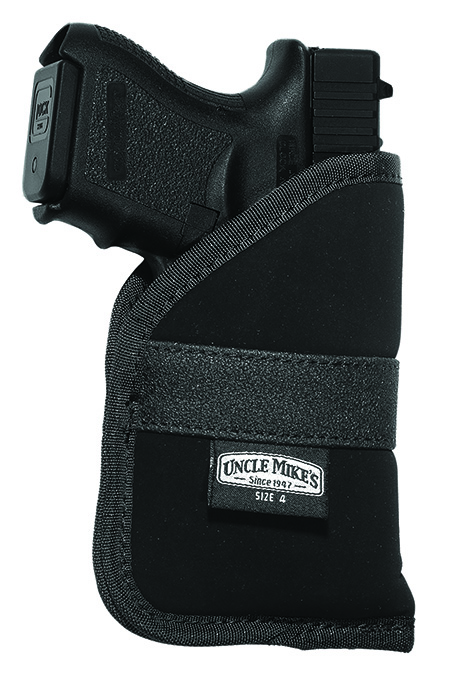 MIKE'S SZ 4 INSIDE POCKET HOLSTER 9MM CMPCT BK AMBI