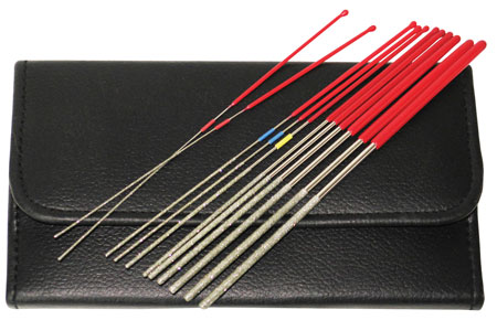 12-PIECE DIAMOND MICRO FILES