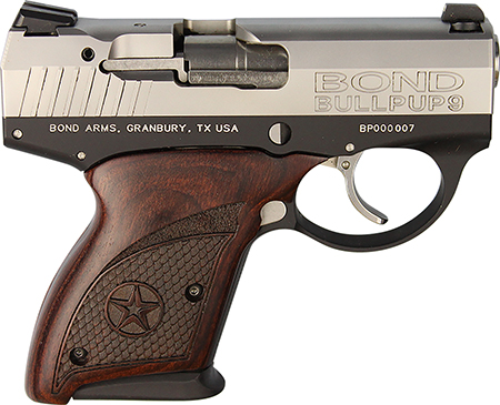 BOND BULLPUP 9MM W/TG ROSEWOOD GRIP