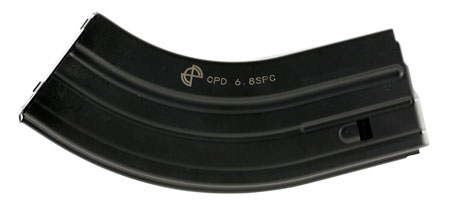 MAG DURAMAG 28RD 6.8SPC SS MAG BLK