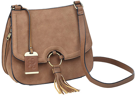 BDOG BDP034      CROSS BODY PURSE HLSTR  CAMEL SDE