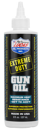LUCAS EXT DUTY GUN OIL 8OZ