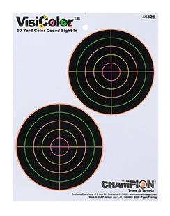 VISICOLOR - 5" DOUBLE BULLSEYE TARGET