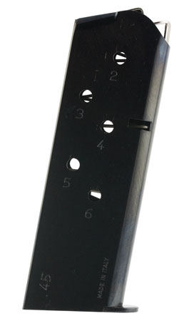 MEC-GAR MAG COLT OFFICER 45 6RD BL