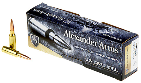Alexander Arms AG123LSBOX Lapua Scenar 6.5 Grendel 123 gr Boat Tail Open T-img-1
