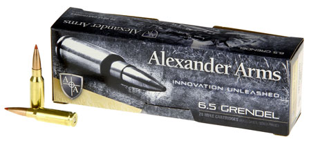 Alexander Arms AG129SSTBOX SST 6.5 Grendel 129 gr Hornady Super Shot Balli-img-1
