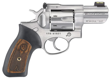 RUGER GP100 357MAG 2.5" STN 7RD AS