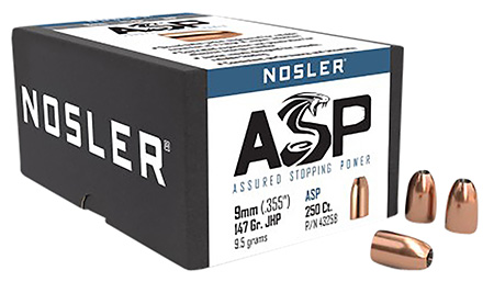 NOS 43258 HANDGUN    9MM 147  JHP   250