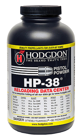 HODGDON PIST/SHTSH POWDER HP38 1-LB CAN ( 10 PER CASE )