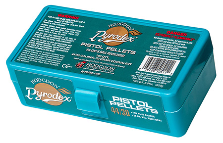 HODGDON PELLETS 100/JAR POWDER PELLETS 44CAL 30GR ( 12 PER CASE )