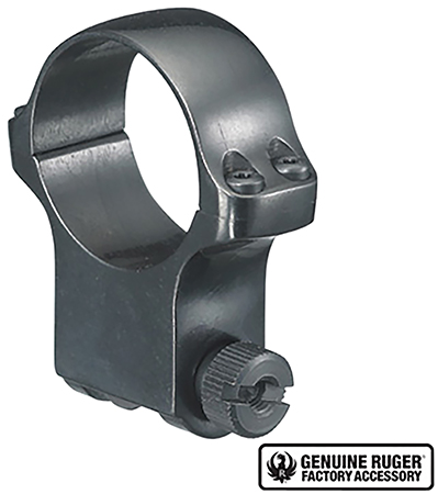 RUGER SCOPE SINGLE RING 30MM X HIGH 1.187 HEIGHT BLUED