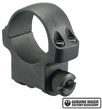RUGER SCOPE SINGLE RING 1" MEDIUM .937 HEIGHT MATTE BLUED