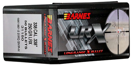 BARNES LRX 338 CALIBER (0.338'') BULLETS