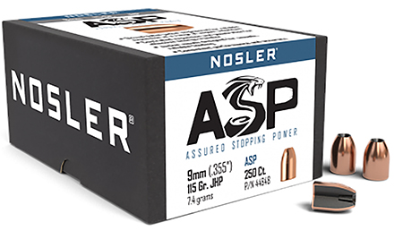 NOS 44848 BULK HNDGN  9MM 115 JHP   250