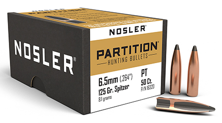 6.5MM .264 125GR SPT PAR 50ct