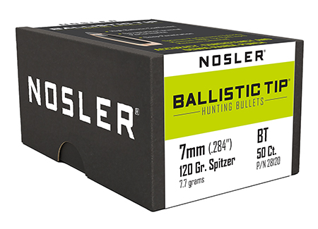 NOS 28120 BLSTC HNT  7MM 120 SPTZR  50